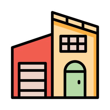 ev daire vektör çizim 