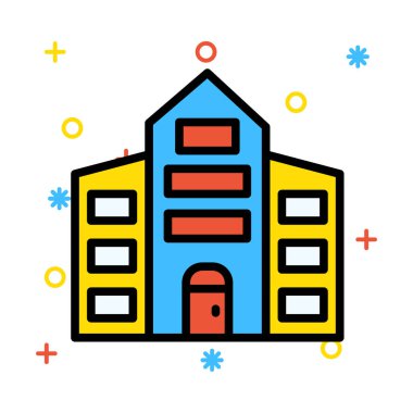 Web simgesi oluşturuyorum. Vektör illüstrasyonu 