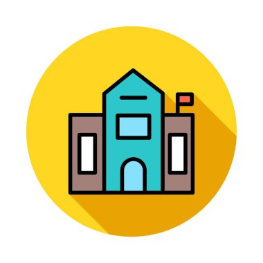 ev bina konut vektör çizim 