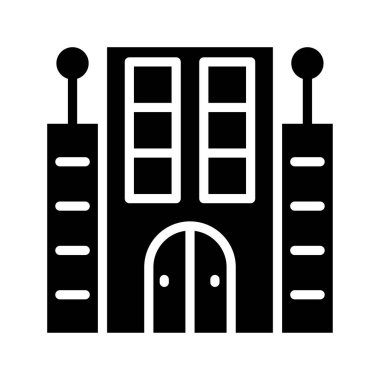 ev ev daire vektör çizim