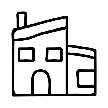 Apartman Emlak vektör çizim