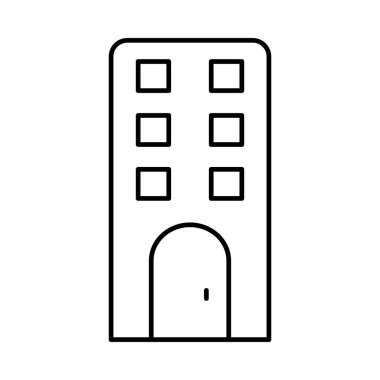 Plaza gayrimenkul vektör çizim oluşturma 