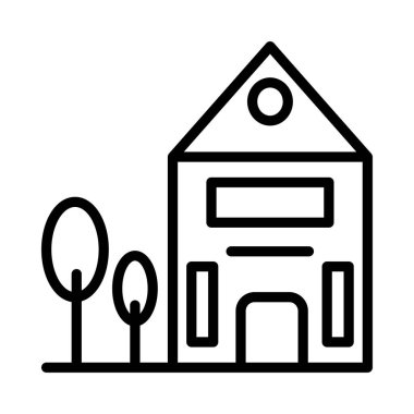 ev ev daire vektör çizim