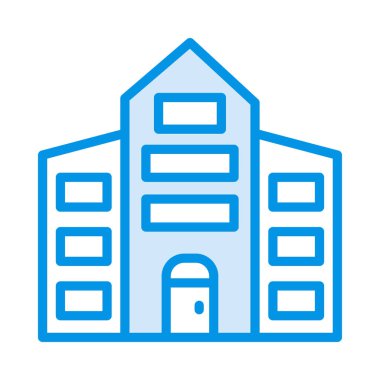 Ev okulu vektör çizim inşa