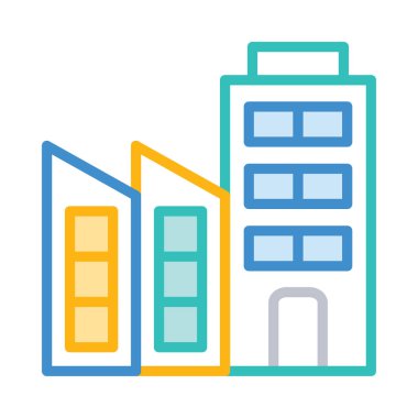 Daire ofis vektör çizim oluşturma