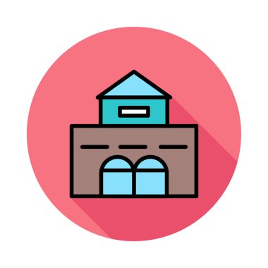 ev konut ev vektör çizim 