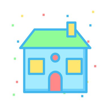 ev mağaza Dükkanı vektör çizim