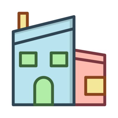 Apartman Emlak vektör çizim 