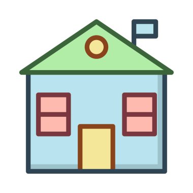 Evi Emlak ev vektör çizim 