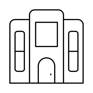 vektör çizim bina mağaza 