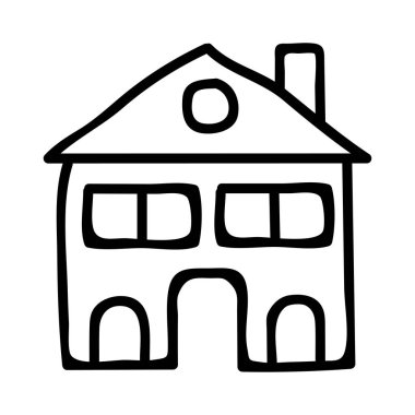 ev Emlak vektör çizim