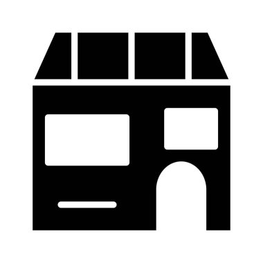 cephe ev ev vektör çizim