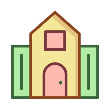 Daire mahkeme vektör çizim oluşturma 