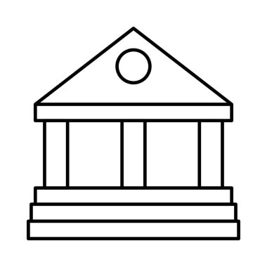 Kutsal kişilerin resmi, vektör çizim Bina mimari, 