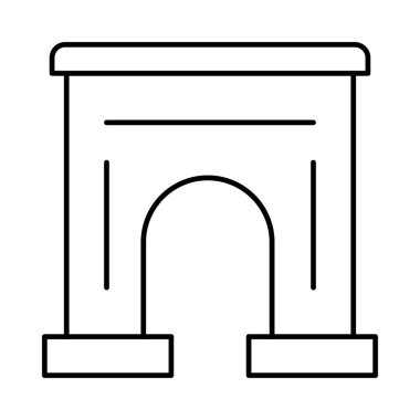 Office apartmanın vektör çizim 