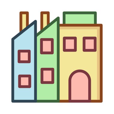 Bina alışveriş merkezi plaza vektör çizim 