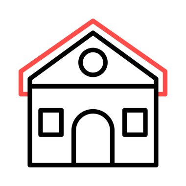 ev apartman vektör çizim 