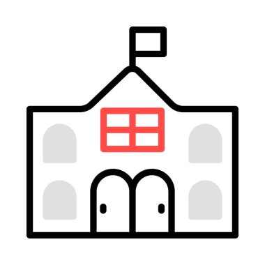 Mahkeme bayrak vektör çizim oluşturma 