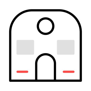 daire ev vektör çizim 