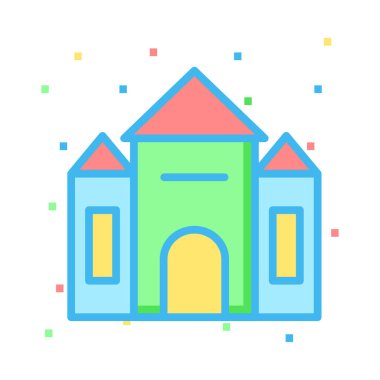 ev apartman vektör çizim 