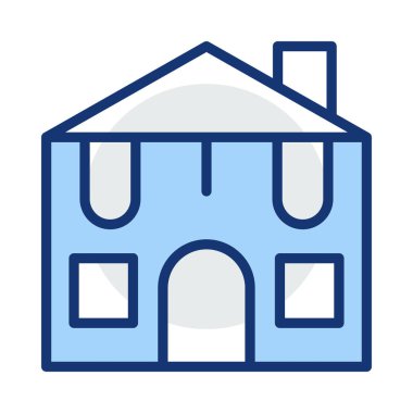 Kutsal kişilerin resmi, vektör çizim Bina mimari, 