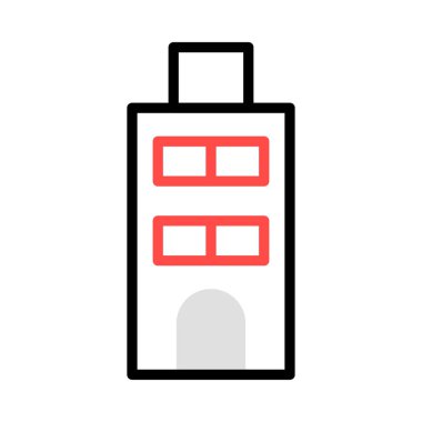 tower plaza vektör çizim oluşturma 