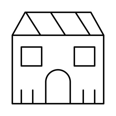 Kutsal kişilerin resmi, vektör çizim Bina mimari, 