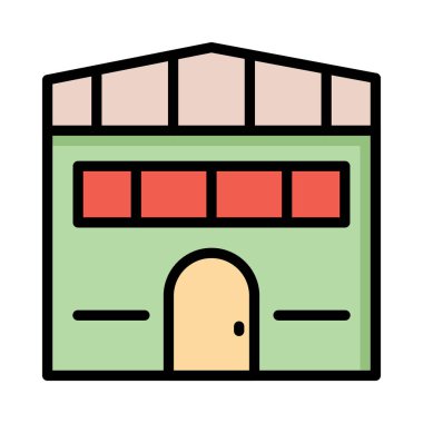 ev ev daire vektör çizim 