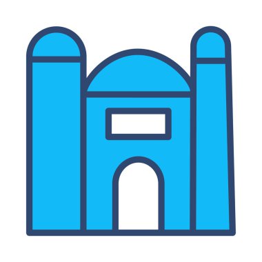 Cami simgesi, vektör resimleme   