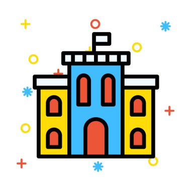 Web simgesi oluşturuyorum. Vektör illüstrasyonu 