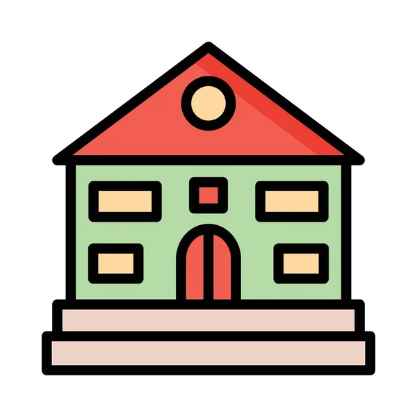 Huis Office Home Vectorillustratie — Stockvector