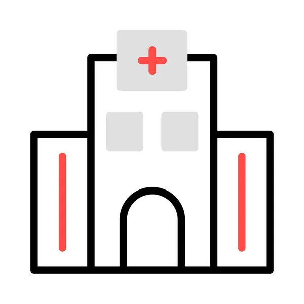 Clinic Hospital Pharmacy Vector Illustration — Stock Vector