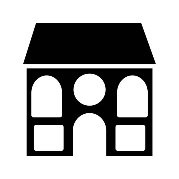 Шкільний Будинок Хостел Векторні Ілюстрації — стоковий вектор