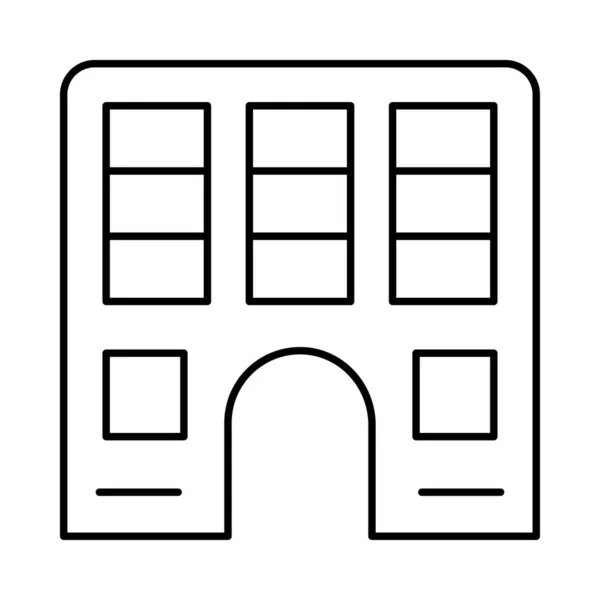 Arquitetura Ícone Edifício Ilustração Vetorial — Vetor de Stock