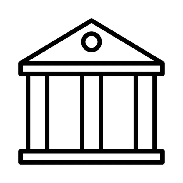 Будівля Банківського Суду Векторна Ілюстрація — стоковий вектор