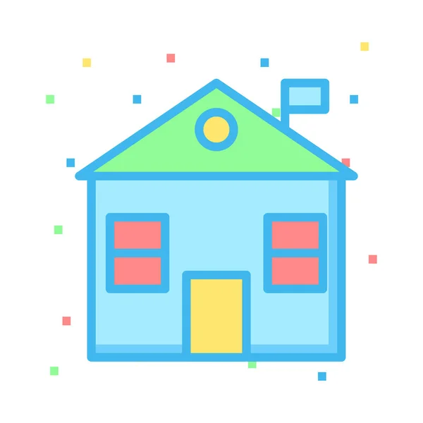 Σπίτι Real Estate Σπίτι Διανυσματικά Εικονογράφηση — Διανυσματικό Αρχείο