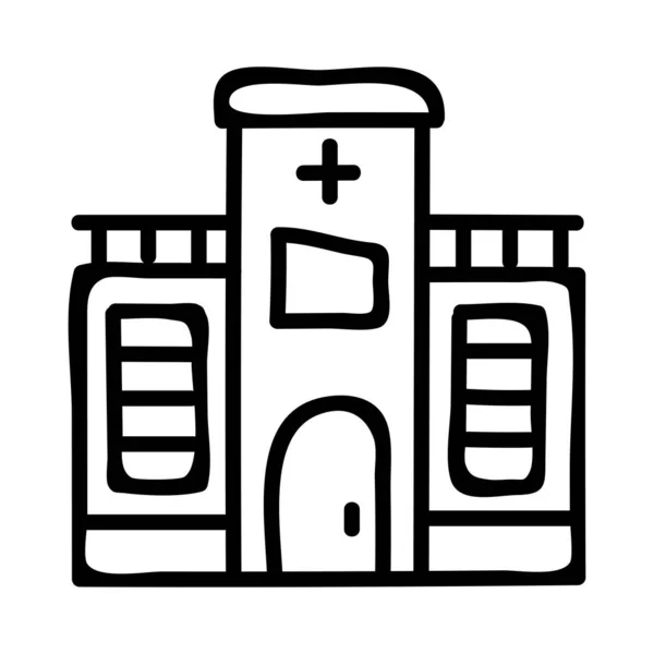 Illustrazione Vettoriale Della Farmacia Della Clinica Dell Ospedale — Vettoriale Stock