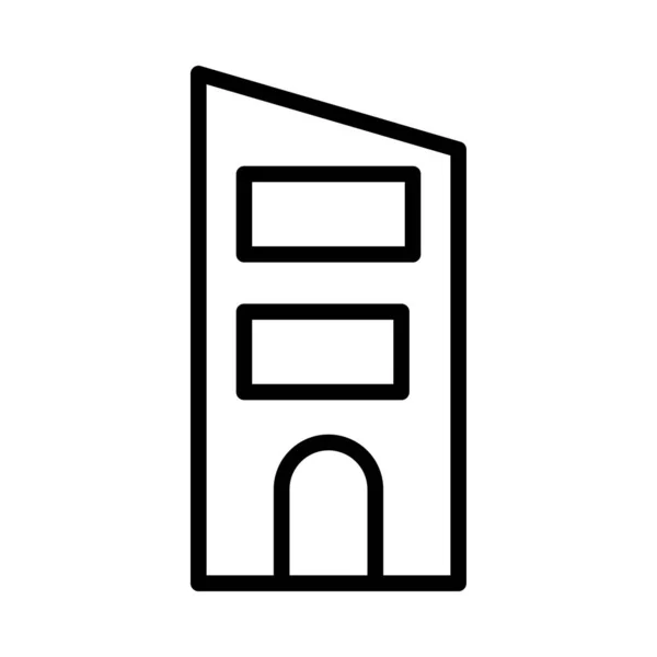 Будівля Площі Вежі Векторні Ілюстрації — стоковий вектор