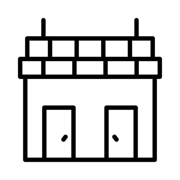 Tienda Tienda Edificio Vector Ilustración — Archivo Imágenes Vectoriales