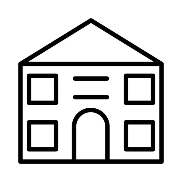Apartamento Casa Casa Vector Ilustración — Vector de stock