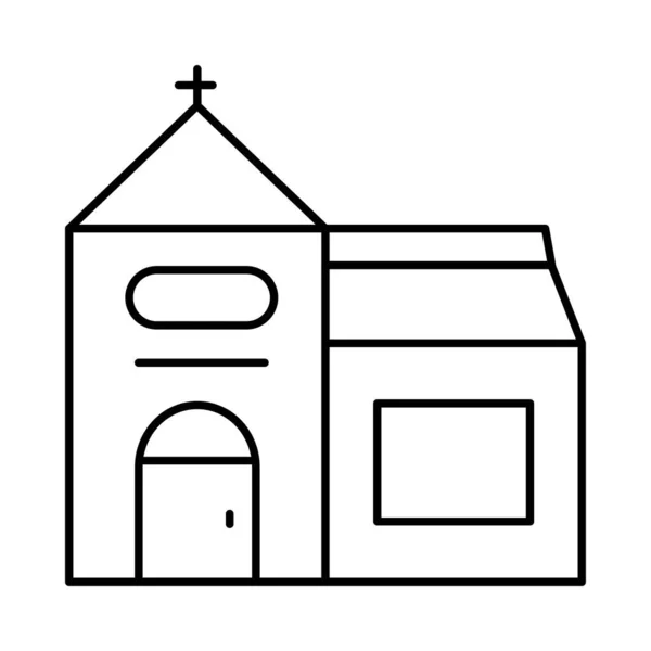 Векторная Иллюстрация Здания Башни — стоковый вектор