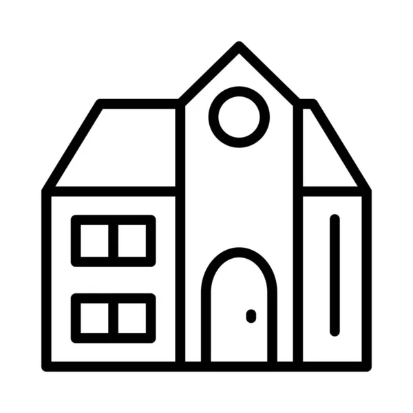 Casa Apartamento Casa Vector Ilustración — Vector de stock