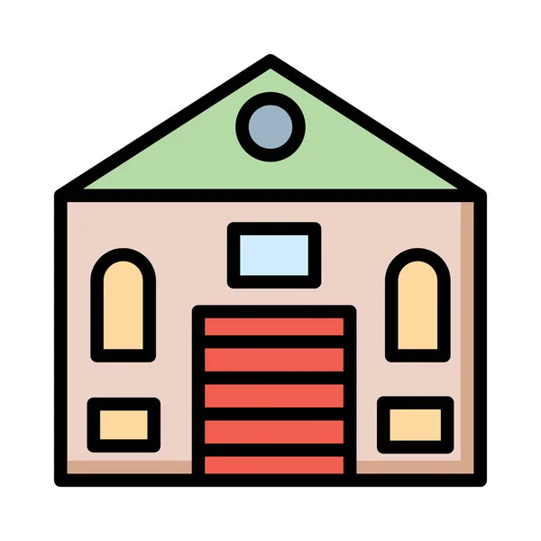 Haus Hausbau Vektor Illustration — Stockvektor
