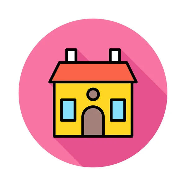 Haus Gebäude Haus Vektor Illustration — Stockvektor
