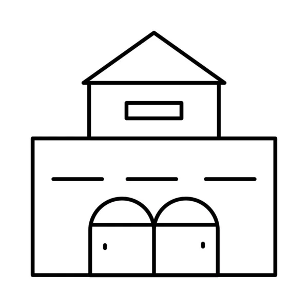 Edifício Escritório Apartamento Ilustração Vetorial —  Vetores de Stock