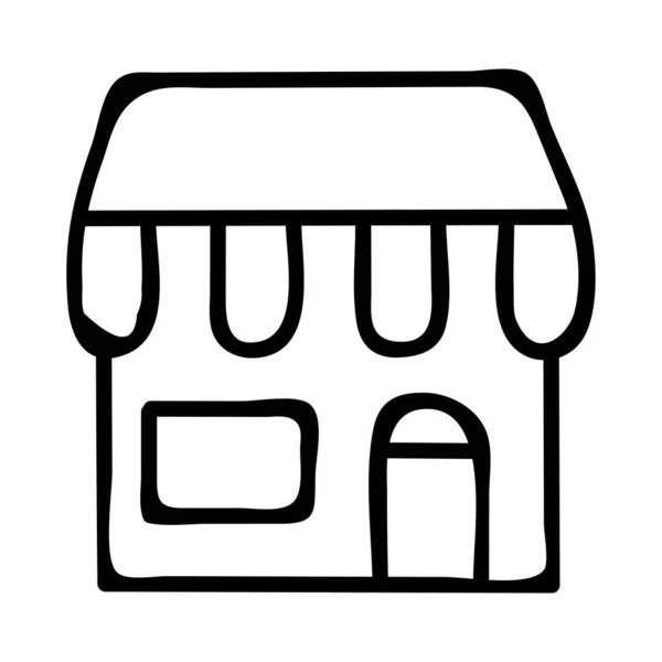 Magasin Supermarché Magasin Vectoriel Illustration — Image vectorielle