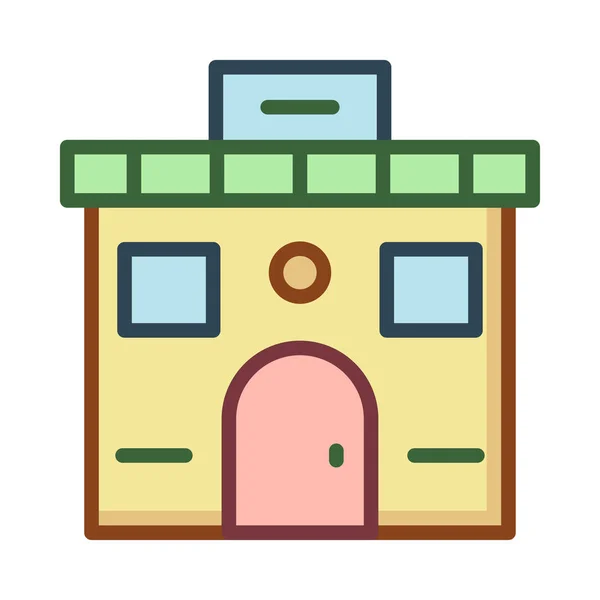 Building Store Shop Vector Illustration — Stock Vector