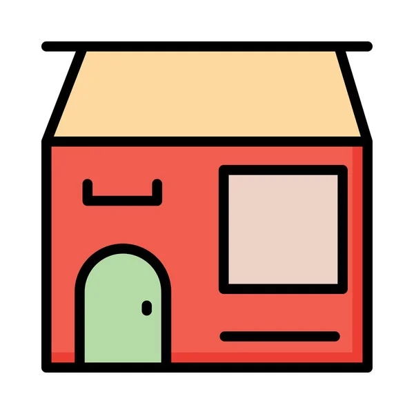 Tienda Tienda Mercado Vector Ilustración — Archivo Imágenes Vectoriales