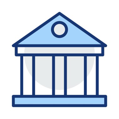 Kutsal kişilerin resmi, vektör çizim Bina mimari, 