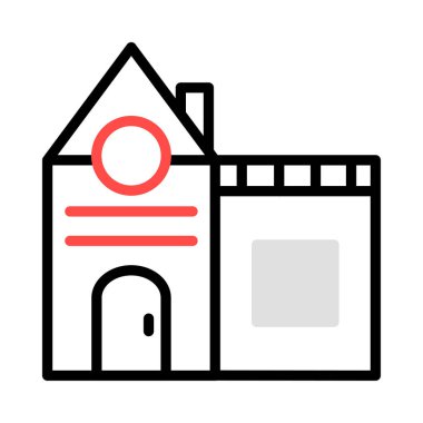 daire ev vektör çizim oluşturma 